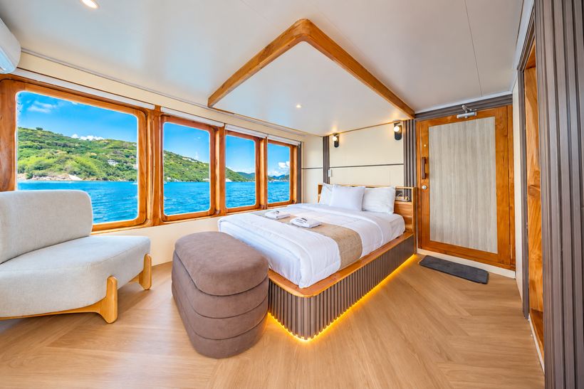 Boat and cabin
